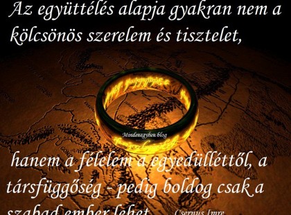 Az együttélés alapja.....