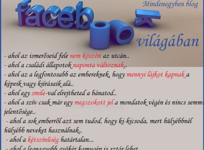 facebook világa