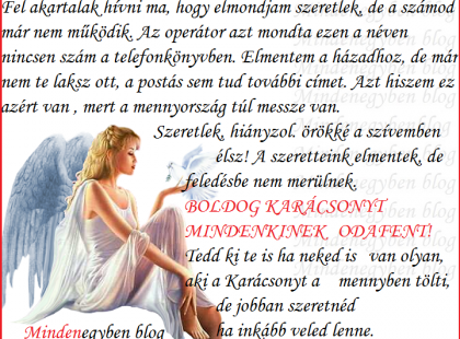 Fel akartalak hívni téged.......