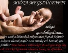 MIÓTA MEGSZÜLETETT sokat gondolkodtam..