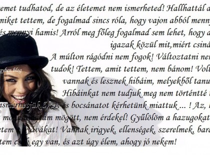 A nevemet tudhatod, de az életemet nem ismerheted!