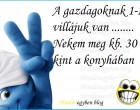 A gazdagoknak 1-2 villájuk van ........ Nekem meg kb. 30 kint a konyhában
