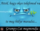 attól, hogy okos telefonod van, te meg hülye maradsz...