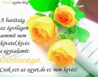 A barátság az égvilágon semmit nem követel,kivéve egyvalamit...