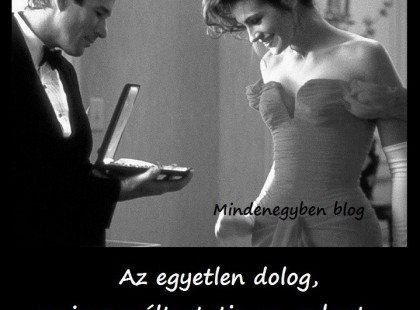 Az egyetlen dolog, ami megváltoztatja az embert, az a szerelem.