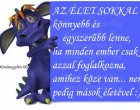 AZ ÉLET SOKKAL könnyebb és egyszerűbb lenne...