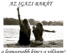 AZ IGAZI BARÁT a legnagyobb kincs a világon!