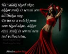 Ha valaki téged akar, akkor senki és semmi sem állíthatja meg. De ha ez a valaki pont nem téged akar.. akkor ezen senki és semmi nem tud változtatni.