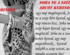Soha ne a szép arcot keresd, egy nap megöregszik........