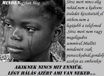 Sírsz mert nincs elég ruhád...