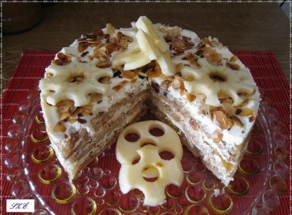 Almás kekszes csoda recept