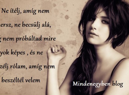 Ne beszélj rólam, amíg nem beszéltél velem