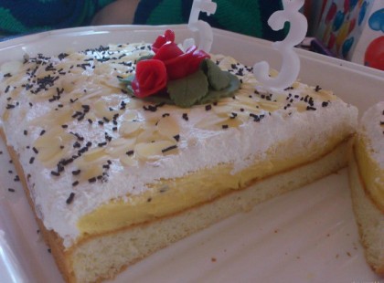 Madártej szelet recept