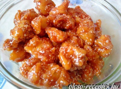 SZEZÁMMAGOS CSIRKE RECEPT