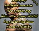 A nő a férfi bordájából teremtetett. Nem a fejéből, hogy felette álljon és nem a lábából, hogy kedvére tiporhassa. Hanem az oldalából, hogy egyenlő legyen. A karja alól, hogy öleléssel óvja. A szíve mellől, hogy szeresse.