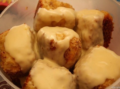 Aranygaluska vanília sodóval recept