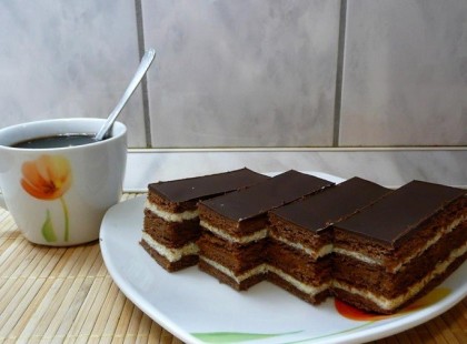 Mézes krémes recept