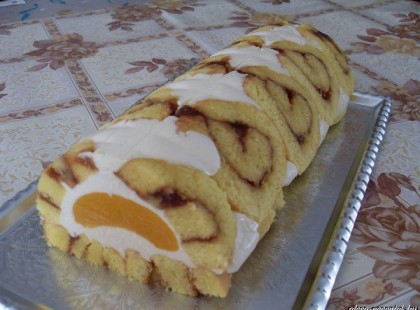 Túrós-barackos alagút recept