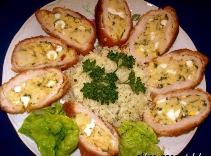 Rántott töltött karaj recept