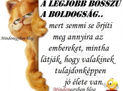 A legjobb bosszú a boldogság..