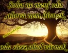 Soha ne menj oda,ahova nem hívnak,oda siess,ahol várnak !