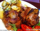 Római tálban sült sörös csülök recept
