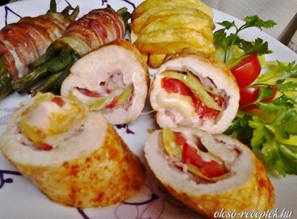 Ördögien jó göngyölt csirkemell recept