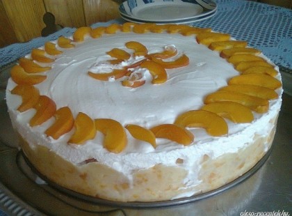 Sárgabarackos rizstorta recept