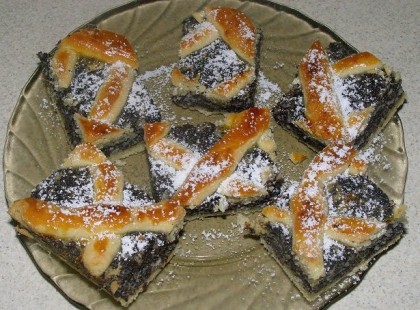 Mákos rácsos pite recept