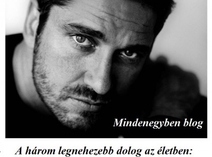 A három legnehezebb dolog az életben: bízni... hinni... megbocsátani...