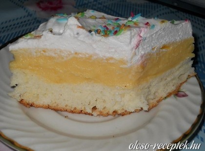 Madártej szelet másként