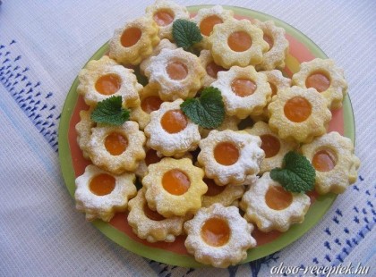 Lekváros virágok recept