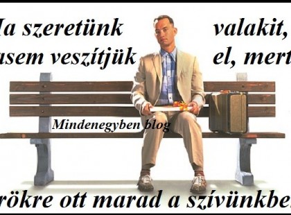 Ha szeretünk valakit, sohasem veszítjük el, mert örökre ott marad a szívünkben...