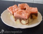 Puncsos kókuszos szelet recept