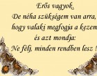 Ne félj, minden rendben lesz !