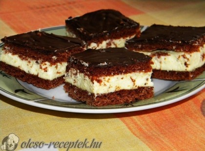 Kinder tejszelet recept