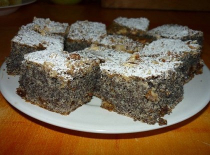 Gyors mákos szelet recept