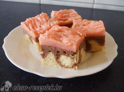 Puncsos kókuszos szelet recept