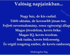 Valóság napjainkban