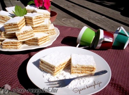 Karamellás pite recept