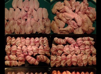 Baconos csirkeszárnyak recept