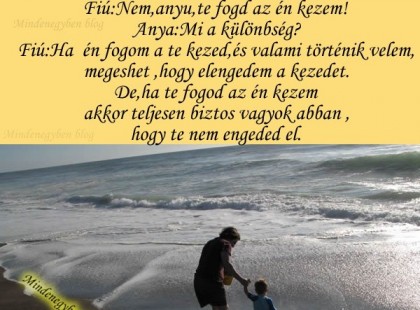 Egy kisfiú és az édesanyja kelnek át a folyón!