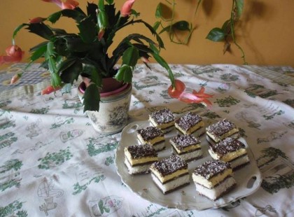 Kókuszos szelet recept