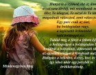 Hunyd le a szemed, éld az álmod, azzal sose törődj, mit mondanak mások. Hisz Te lélegzel, Te nézel és Te látsz, magadnak választod, amit választottál. Egy perc csak az élet, ha boldogtalan vagy, a legkisebb örömökkel tedd boldoggá azt. Találd meg a fényt a fekete éjben, a boldogságot a boldogtalan létben. A szikrát a bóbiskoló, álmosodó tűzben, az egyetlen virágot a kiszáradt mezőben. Hallgass a lelkedre, ő érez, hisz és lát, így lehet akár egy percből is örökkévalóság.