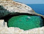 Natural Pool, Thasos Island, Greece.