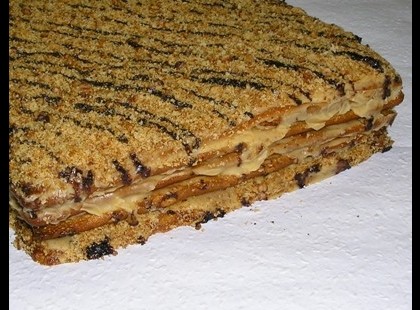 Diós marlenka recept