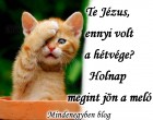 Te, Jézus ennyi volt a hétvége? Holnap megint jön a meló