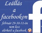 Leállás a facebookon......