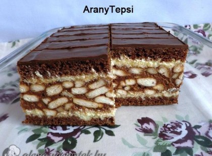 Gesztenyés szelet recept