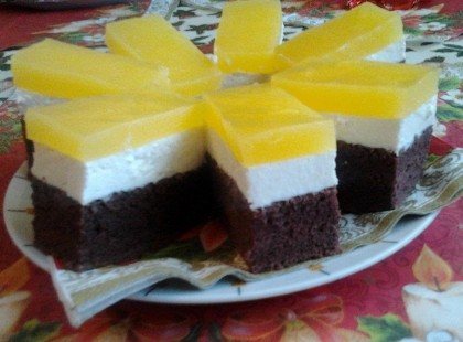 Fanta szelet recept - Túrós, narancsos és nagyon finom! Lájk, ha megkóstolnád!